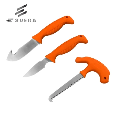Conjunto de facas de caça de ferramentas ao ar livre mais vendidos Conjunto de facas de lâmina fixa